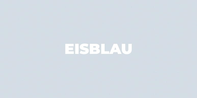  eisblau/isblå