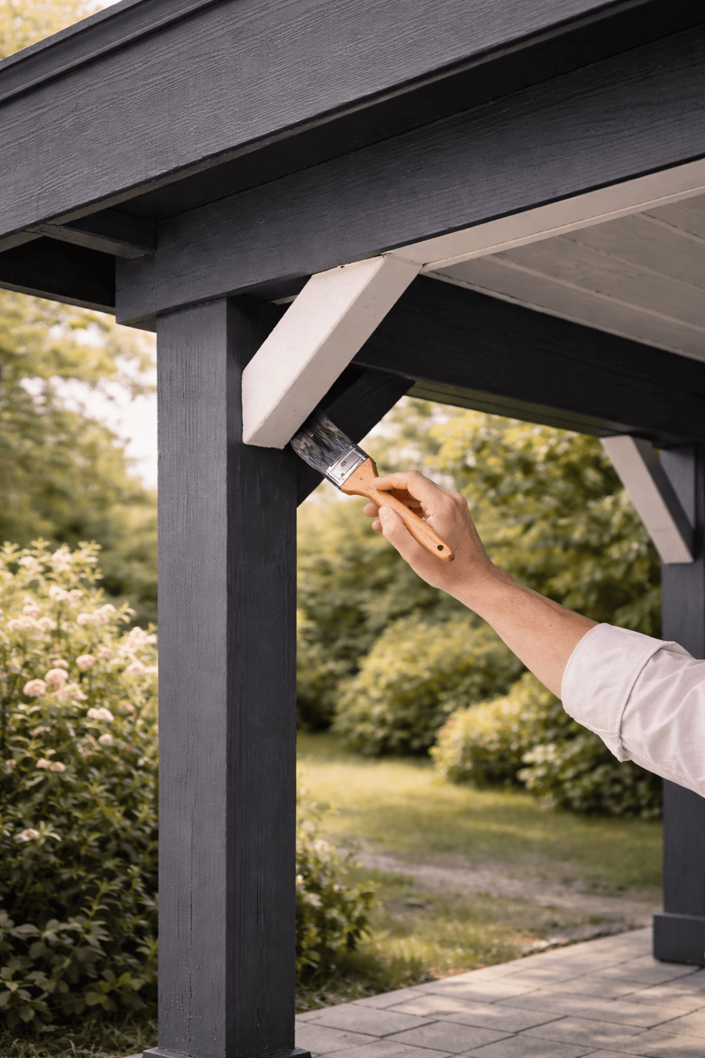 Gartenhaus und Carport