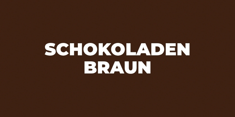  braun/schokoladenbraun