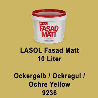 lasol_fasad_matt_ockergelb_ockragul_ochre_yellow_9236_10_liter