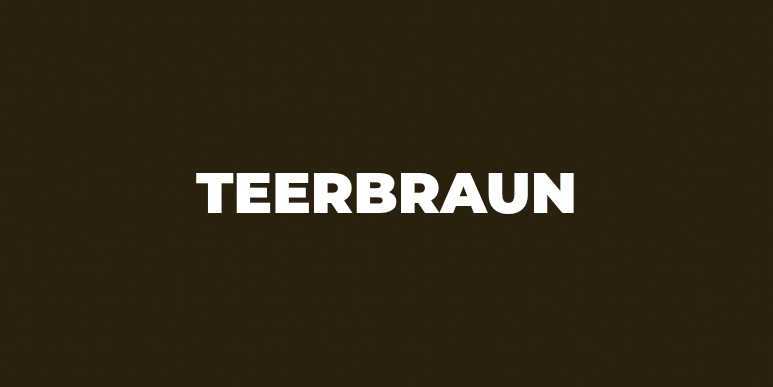  teerbraun/tjärbrun