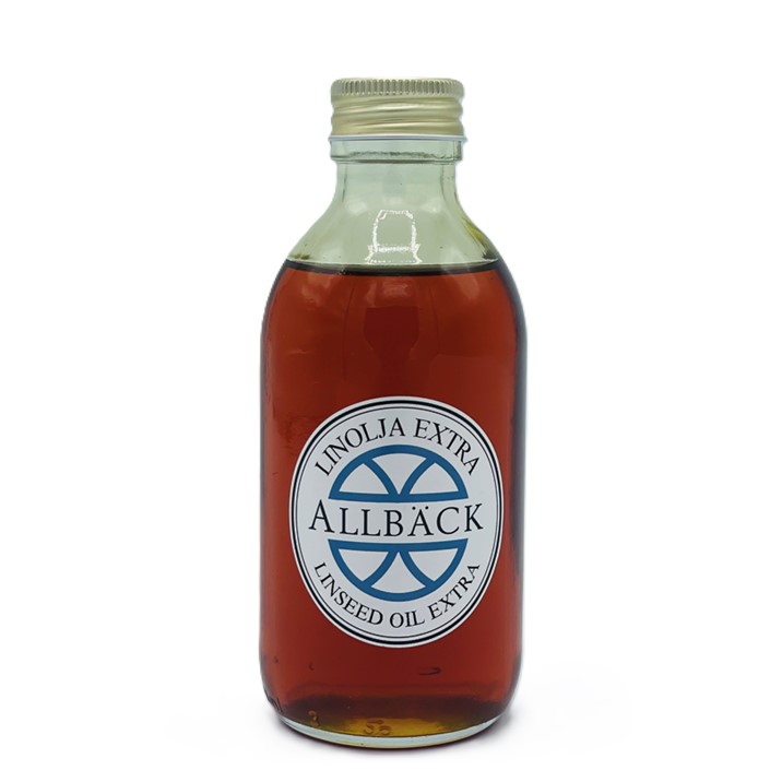 Reines, entschleimtes Leinöl, EXTRA (ALLBÄCK), gekocht 0,2 Liter Reines, entschleimtes Leinöl, EXTRA (ALLBÄCK), gekocht 0,2 Liter