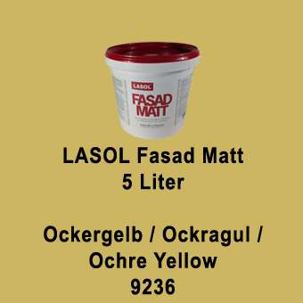 lasol_fasad_matt_ockergelb_ockragul_ochre_yellow_9236_5_liter