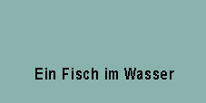 Ein Fisch im Wasser
