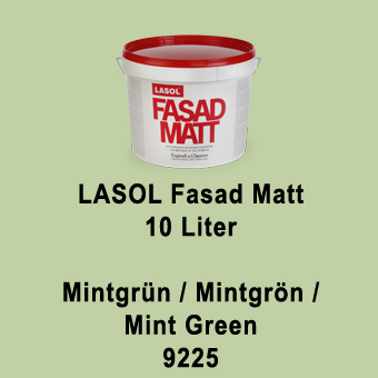 lasol_fasad_matt_mintgruen_mintgroen_mint_green_9225_10_liter