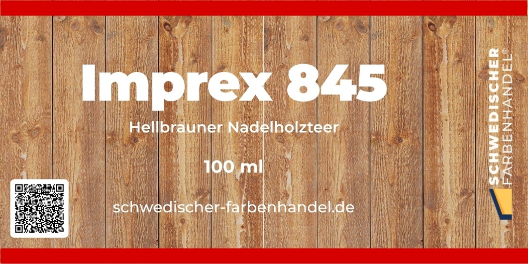 Probedosen Nadelholzteer 100ml (Imprex 845- sehr helles Braun)