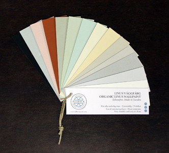 Farbfächer LINUS Wandfarbe (13 Muster)